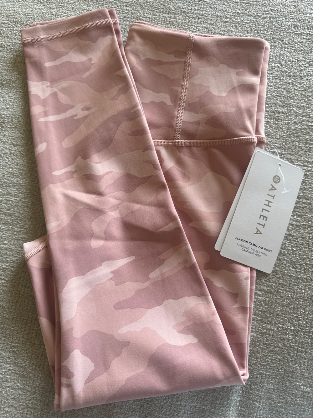 Athleta elation camo 7/8 tight